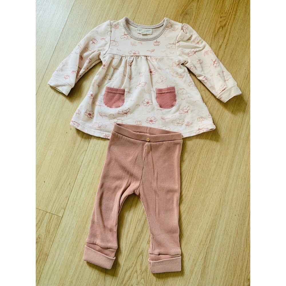 Baby blouse and leggings KIT+PEARL 12-18m
